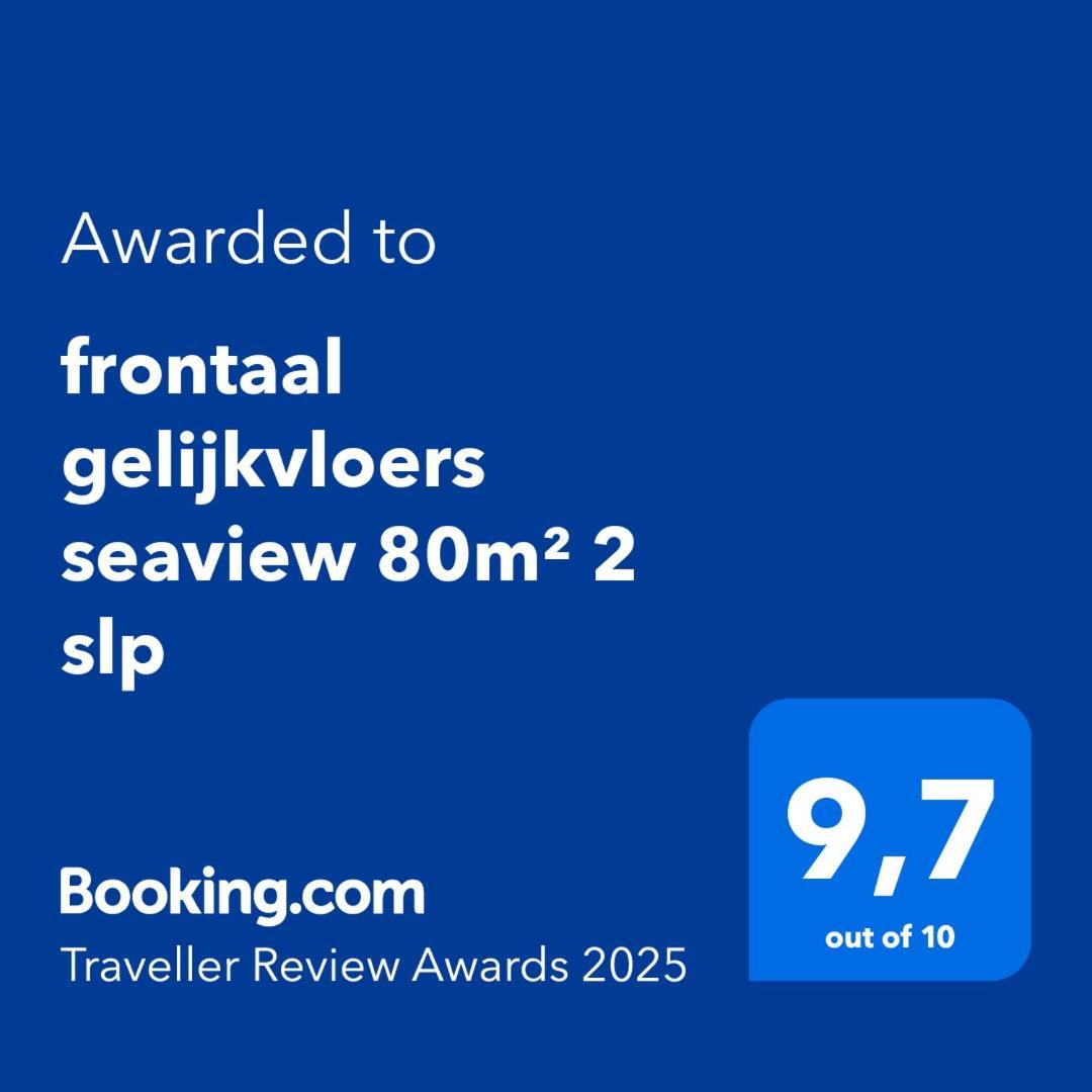 Frontaal Gelijkvloers Seaview 80M² 2 Slp Leilighet Oostende Eksteriør bilde